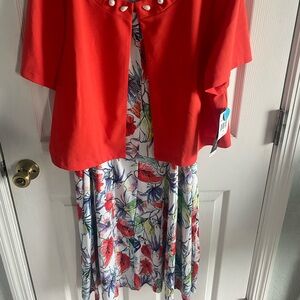 2 Piece Dress/Jacket 1x